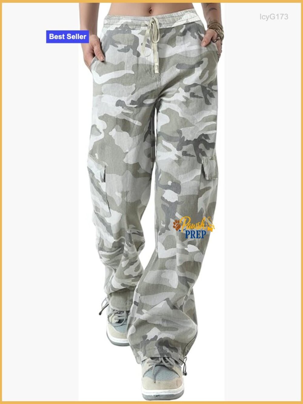 Y2K Baggy Cargo Pants Drawstring Wide Leg Streetwear Trousers